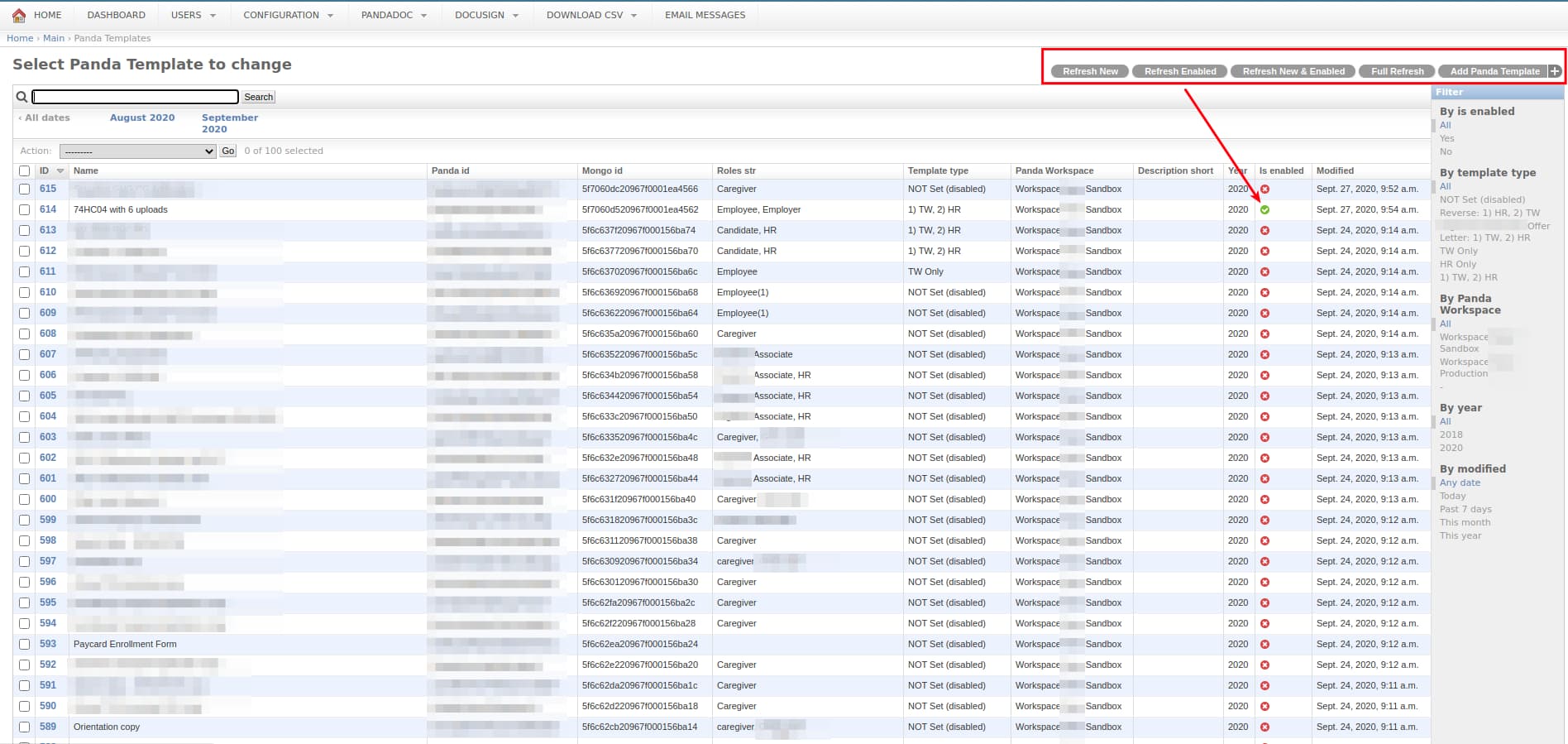 Multiple Options to Refresh Templates from PandaDoc