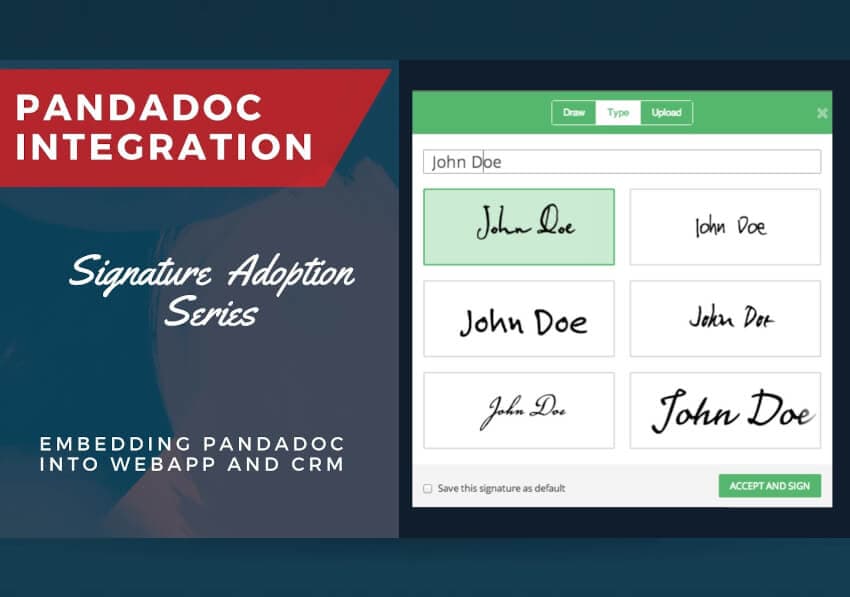 Pandadoc Integration into Web application and CRM blog